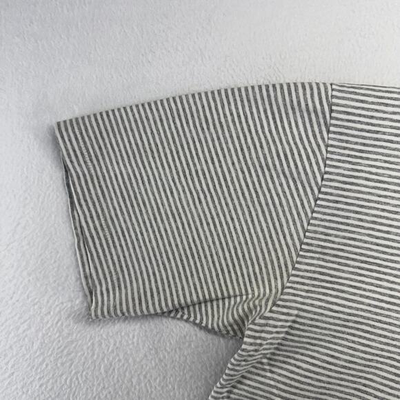 Vintage Towncraft Shirt men's large Gray White Single Stitch Oversized Boxy 90s - Picture 5 of 13